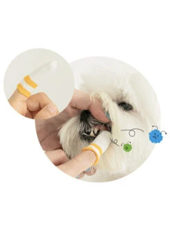 Lot De 2 Doigtier Brosse à Dent Pour Chien Et Chat - Bite Me 7 Lot De 2 Doigtier Brosse à Dent Pour Chien Et Chat - Bite Me -Animalerie bite me brosse a dent doigtier 1