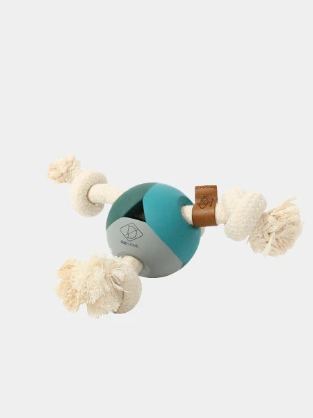 Duvo Balle En Caoutchouc Et Corde Pour Chien - Levi Bleu Lagon 3 Duvo Balle En Caoutchouc Et Corde Pour Chien - Levi Bleu Lagon