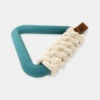 Duvo Triangle En Caoutchouc Et Corde Pour Chien - Milan Bleu Lagon -Animalerie duvo jouet triangle corde pour chien chiot Milan lagoon 1