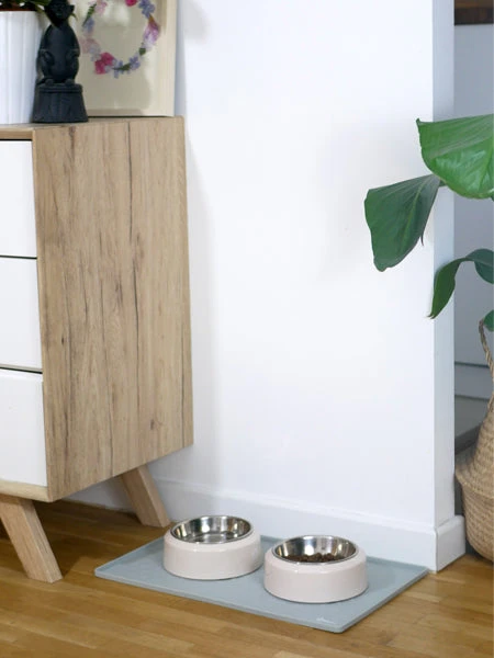 Tapis De Gamelle Pour Chien Et Chat - Sable 8 Tapis De Gamelle Pour Chien Et Chat - Sable – Image 6