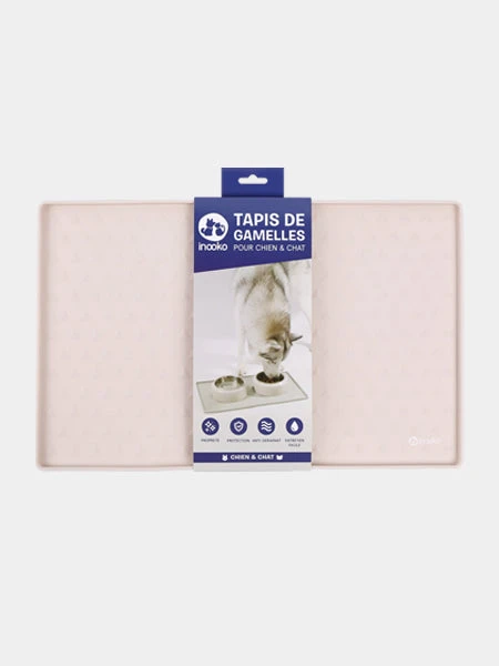 Tapis De Gamelle Pour Chien Et Chat - Sable 3 Tapis De Gamelle Pour Chien Et Chat - Sable