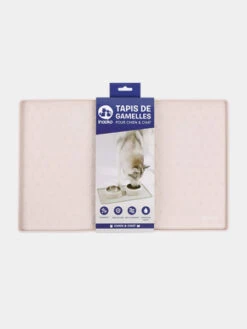 Tapis De Gamelle Pour Chien Et Chat - Sable