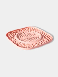 Tapis De Léchage 🍽️😋 Pour Chien Et Chat - YoomY Plate - Dusty Pink - Inooko -Animalerie inooko Tapis lechage YoomY Plate dusty pink 1