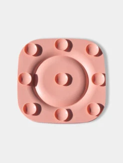 Tapis De Léchage 🍽️😋 Pour Chien Et Chat - YoomY Plate - Dusty Pink - Inooko -Animalerie inooko Tapis lechage YoomY Plate dusty pink 2 1
