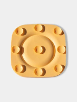 Tapis De Léchage 🍽️😋 Pour Chien Et Chat - YoomY Plate - Jaune - Inooko -Animalerie inooko Tapis lechage YoomY Plate dusty yellow 2 1