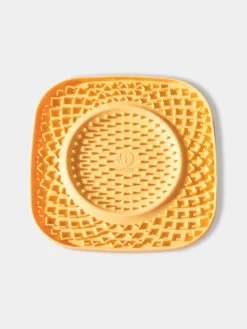 Tapis De Léchage 🍽️😋 Pour Chien Et Chat - YoomY Plate - Jaune - Inooko