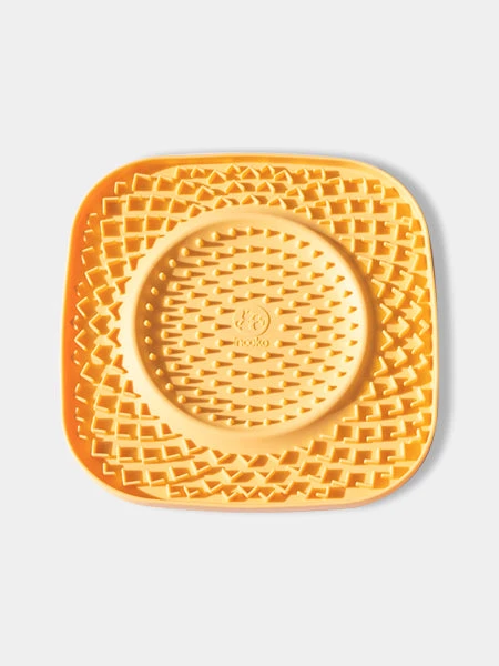 Tapis De Léchage 🍽️😋 Pour Chien Et Chat - YoomY Plate - Jaune - Inooko 3 Tapis De Léchage 🍽️😋 Pour Chien Et Chat - YoomY Plate - Jaune - Inooko