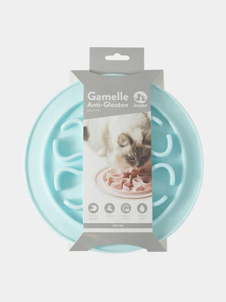 Gamelle Anti-glouton Bleu Pastel 5 Gamelle Anti-glouton Bleu Pastel – Image 3