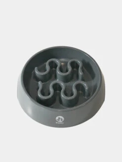 Gamelle Anti-glouton Grand Chien - Gris