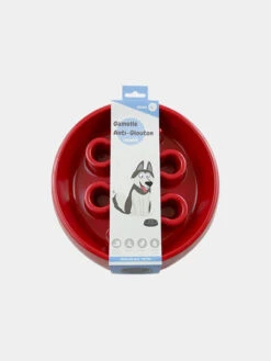 Gamelle Anti-glouton Grand Chien - Rouge -Animalerie inooko gamelle anti glouton grand chien rouge 1