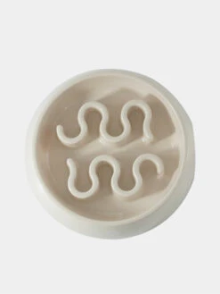 Gamelle Anti-glouton Grand Chien - Sable -Animalerie inooko gamelle anti glouton grand chien sable 3