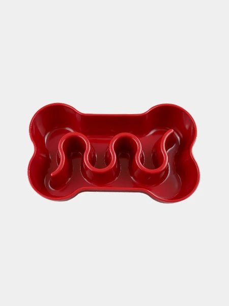 Gamelle Anti-glouton Rouge 5 Gamelle Anti-glouton Rouge – Image 3