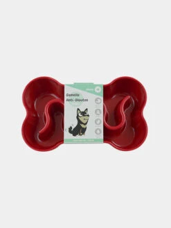 Gamelle Anti-glouton Rouge 11 Gamelle Anti-glouton Rouge -Animalerie inooko gamelle anti glouton petit et moyen chien rouge 3