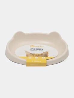 Gamelle MEOOW Pour Chat - Sable -Animalerie inooko gamelle chat meoow sable 2