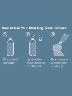 Kurgo Douche Portative Pour Chien -Animalerie kurgo Mud Dog Travel Shower pour chien 5