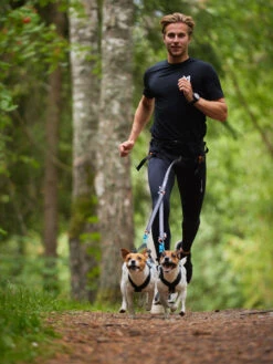 Laisse Double - Touring Double (M) - Non-Stop Dogwear -Animalerie non stop dogwear laisse double bungee 3 1