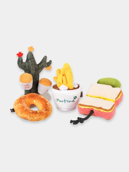 Jouet En Peluche Pour Chien - Bagel Montréal- Pet PLAY X Earth Rated 4 Jouet En Peluche Pour Chien - Bagel Montréal- Pet PLAY X Earth Rated – Image 2
