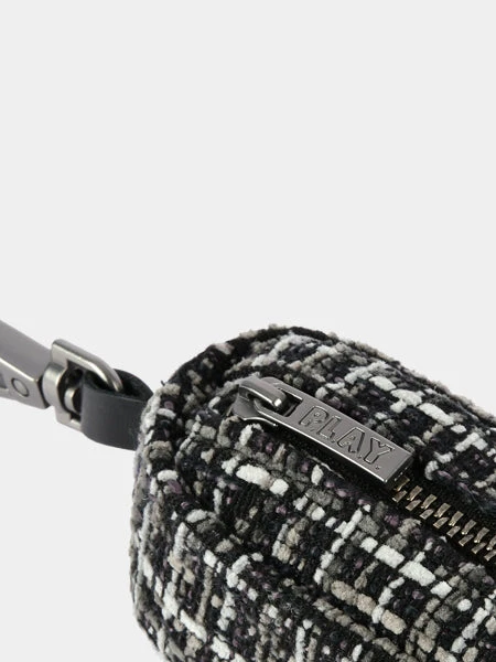 Distributeur Sacs à Crottes Pour Chien En Tissu - Tweed Noir Et Gris 5 Distributeur Sacs à Crottes Pour Chien En Tissu - Tweed Noir Et Gris – Image 3