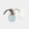 Lot De 2 Balles Pour Chat - Herbe à Chat Biologique - Pet PLAY -Animalerie pet play jouet pour chat chaton feline frenzy Balls of Fury 1