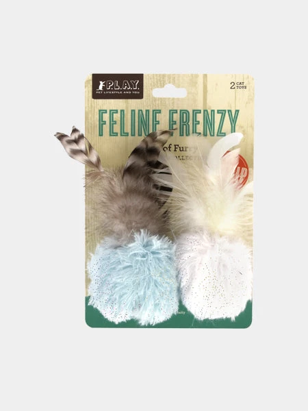 Lot De 2 Balles Pour Chat - Herbe à Chat Biologique - Pet PLAY 4 Lot De 2 Balles Pour Chat - Herbe à Chat Biologique - Pet PLAY – Image 2