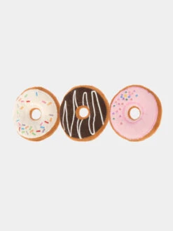 Jouet Pour Chat - Donuts - Herbe à Chat Bio - Pet PLAY -Animalerie pet play jouet pour chat chaton feline frenzy Kitty Kreme Doughnuts 1