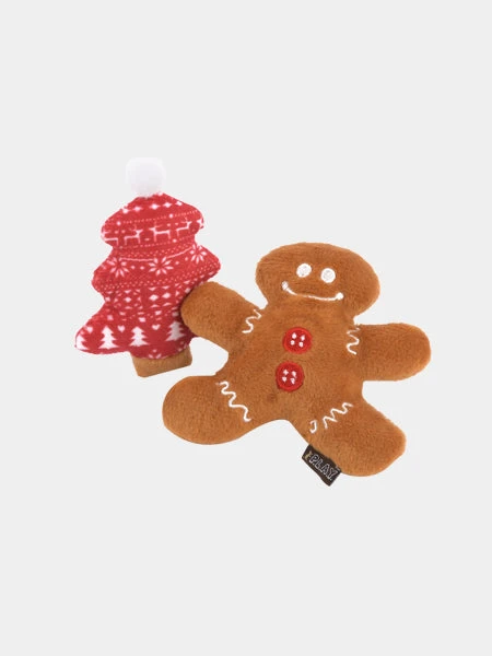 Jouet Pour Chat - Duo Pain D'épices Herbe à Chat Biologique - Pet PLAY 3 Jouet Pour Chat - Duo Pain D'épices Herbe à Chat Biologique - Pet PLAY