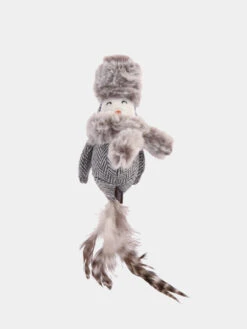 Jouet Oiseau Gris Pour Chat - Herbe à Chat Biologique - Pet PLAY