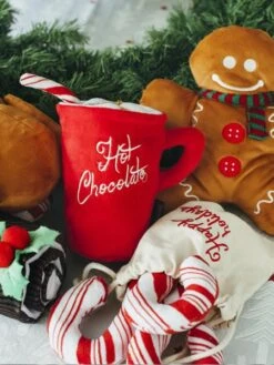 Jouet En Peluche Pour Chien - Holiday Classic - Pain D'Epice - Pet PLAY -Animalerie petplay peluche ecofriendly pour chien noel 12