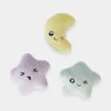 Lot De 3 Jouets Avec Herbe à Chat - Etoile Et Lune - Petstages 2 Lot De 3 Jouets Avec Herbe à Chat - Etoile Et Lune - Petstages -Animalerie petstage jouet pour chat Toss N Twinkle 1