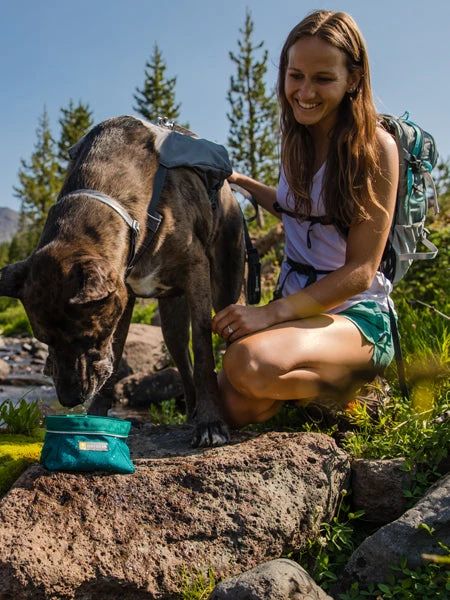 Ruffwear Gamelle De Transport Pour Chien - Tumalo Teal 4 Ruffwear Gamelle De Transport Pour Chien - Tumalo Teal – Image 2