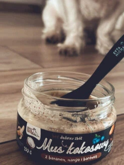 Mousse à Tartiner - Coco 🥥 Banane 🍌 Mangue 🥭et Blueberry🫐 -Animalerie syta micha pate a tartiner mousse de coco banana mango myrtille 3 1