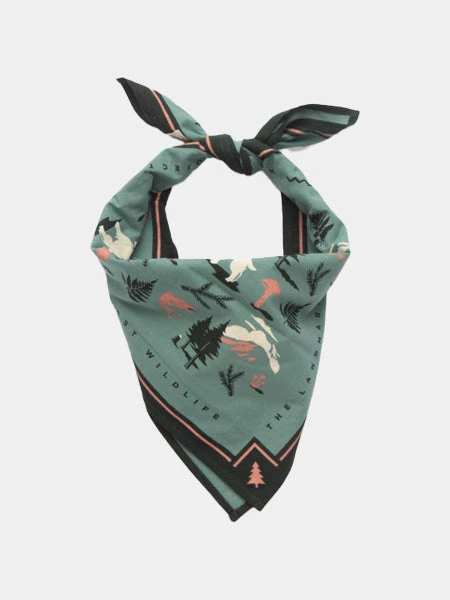 Bandana En Coton - Northwest Wildlife - The Landmark Project 3 Bandana En Coton - Northwest Wildlife - The Landmark Project