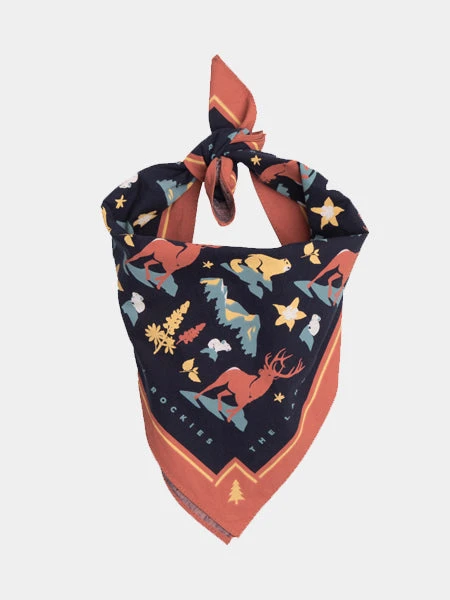 Bandana En Coton - Residents Of The Rockies - The Landmark Project 3 Bandana En Coton - Residents Of The Rockies - The Landmark Project
