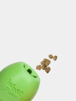 West Paw Jouet Interactif Puzzle Pour Chien - Rumbl Zogoflex - Vert - Eco-friendly -Animalerie west paw Rumbl jouet ecologique naturel pour chien resistant