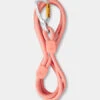 Laisse En Corde Recyclée Pour Chien - Salmon Pink - Woolly Wolf 1 Laisse En Corde Recyclée Pour Chien - Salmon Pink - Woolly Wolf -Animalerie woolywolf laisse corde mousqueton design pour chien rose 1