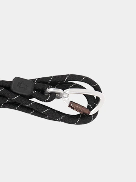 Laisse En Corde Recyclée Pour Chien - Black Raven - Woolly Wolf 6 Laisse En Corde Recyclée Pour Chien - Black Raven - Woolly Wolf – Image 4