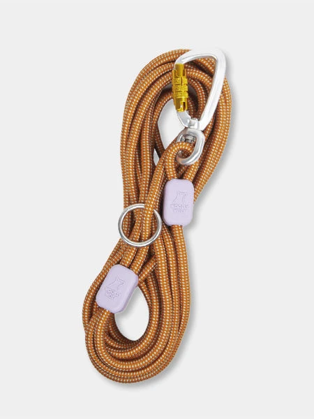 Longe En Corde Recyclée Pour Chien - Terracotta - Woolly Wolf 3 Longe En Corde Recyclée Pour Chien - Terracotta - Woolly Wolf