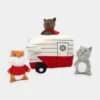 Jouet D'occupation Pour Chien - Camping Rétro 🚐 - ZippyPaws 2 Jouet D'occupation Pour Chien - Camping Rétro 🚐 - ZippyPaws -Animalerie zippy paws burrow peluche fouille chien retro camper 1