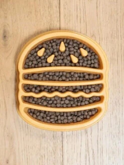 Gamelle Anti-glouton En Forme De Burger 🍔 - Happy Bowl Zippy Paws -Animalerie zippy paws gamelle anti glouton pour chien hamburger 2