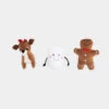 Lot De 3 Mini Peluches De Noël Pour Chien - Santa's Friends - Zippy Paws
