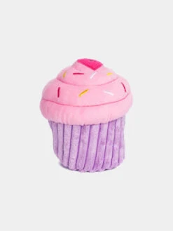Peluche Originale Pour Chien - Cupcake Rose 🧁 - Zippy Paws