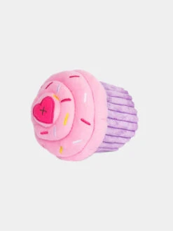 Peluche Originale Pour Chien - Cupcake Rose 🧁 - Zippy Paws -Animalerie zippy paws peluche pour chien cupcake rose 2