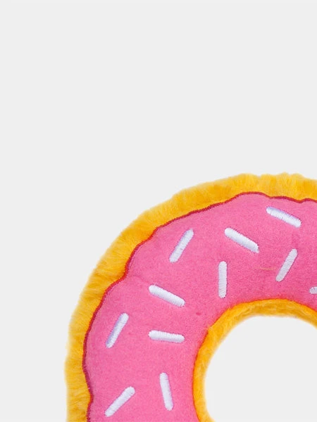 Peluche Originale Pour Chien - 🍩 Donutz Fraise - Zippy Paws 11 Peluche Originale Pour Chien - 🍩 Donutz Fraise - Zippy Paws – Image 9