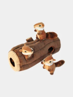 Jouet D'occupation Pour Chien Original - Bûche Ecureuils 🐿️ - ZippyPaws