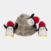 Jouet D'occupation Pour Chien Original - Pingouin Igloo De Noel - ZippyPaws 2 Jouet D'occupation Pour Chien Original - Pingouin Igloo De Noel - ZippyPaws -Animalerie zippy paws peluche pour chien igloo pingouin 2