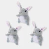 Lot De 3 Mini Peluches Pour Chien - Lapin - Zippy Paws