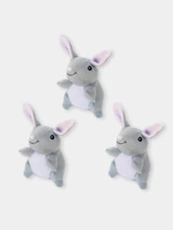 Lot De 3 Mini Peluches Pour Chien - Lapin - Zippy Paws
