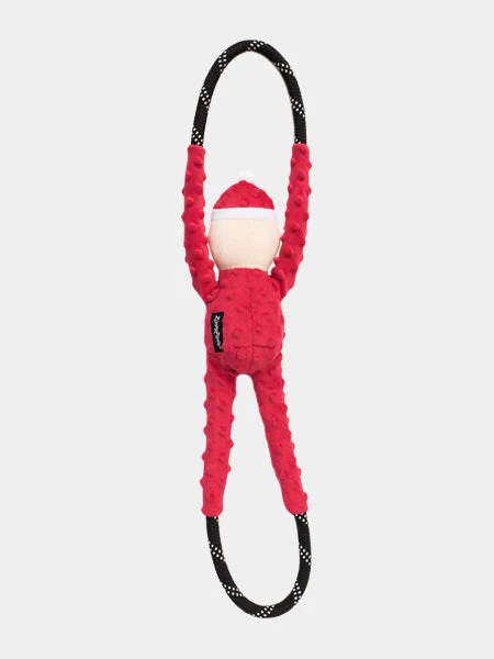 Peluche Originale Pour Chien - Père Noel Santa RopeTugz 🎅 - Zippy Paws 5 Peluche Originale Pour Chien - Père Noel Santa RopeTugz 🎅 - Zippy Paws – Image 3