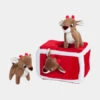 Jouet D'occupation Pour Chien Original - Rennes De Noel - ZippyPaws -Animalerie zippy paws peluche pour chien rennes noel