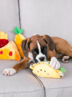 Peluche Originale Pour Chien - 🌮 Tacos Nomnomz - Zippy Paws -Animalerie zippy paws peluche pour chien tacos 1